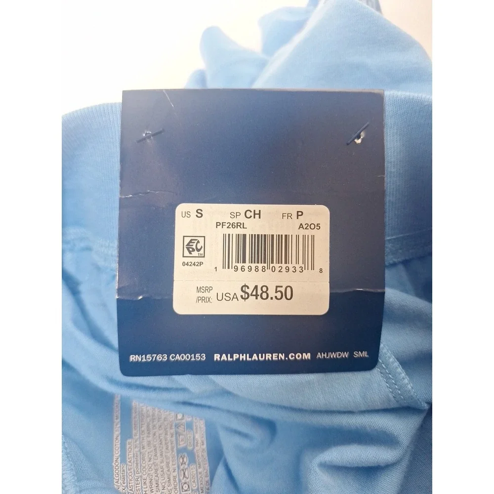 NWT Polo Ralph Lauren Beach Club Men Small Sleepwear Shorts Blue Lobster RN15763